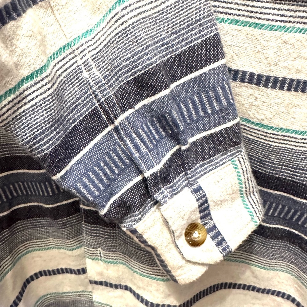 Billabong Baja Hooded Flannel Shirt Surf Sz Lg NWOT - Picture 4 of 9